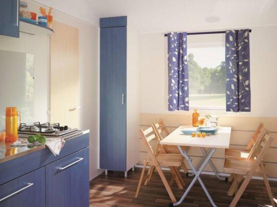 Mobil-home CLASSIC 2 chambres (TV - terrasse 12m² - superficie 26m²)