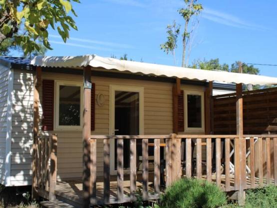 Mobil-home le Lavandou - 24m² - 2 chambres - terrasse couverte 12m²