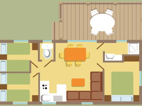 Prestige 31m² (3 chambres) - Plancha