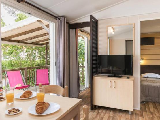Cottage Riviera Club Prestige 38 m² - 3 habitaciones - terraza de madera , aire acondicionado, TV