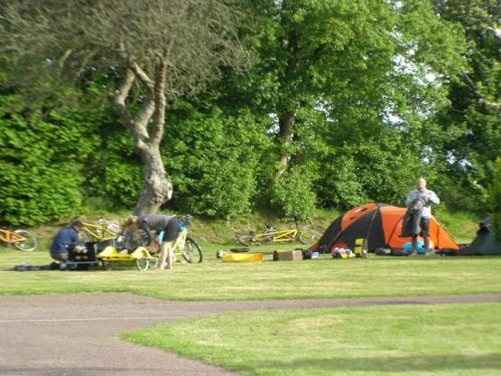 Stellplatz für Fahrradfahrer