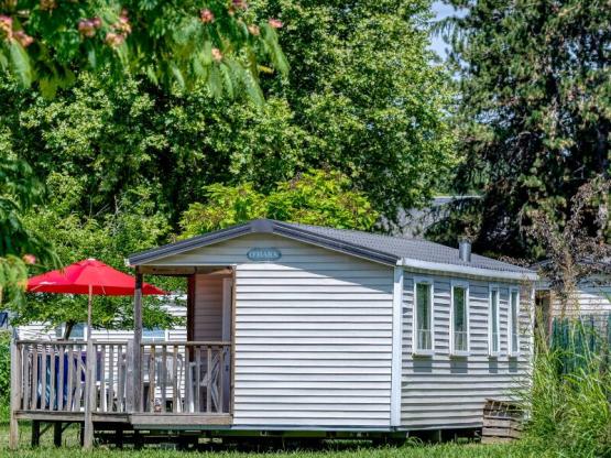 Mobil-Home Standard 27 m² 2 chambres dont terrasse semi-couverte 7 m²  + TV