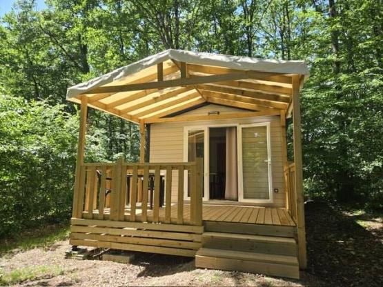 Mobile-home - 20 m², WC, terrasse - 1 à 2 personnes