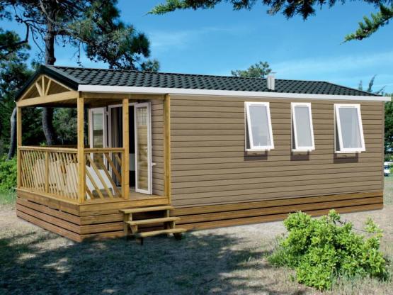 Mobilhome Loggia 25m² + terrasse - 2 chambres