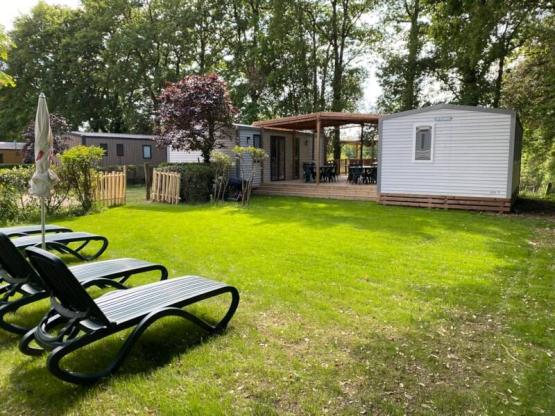 MOBIL-HOME 12 pers - 6 chambres - 2 salles de bain - RIVIERA FAMILY - 33 + 33m²