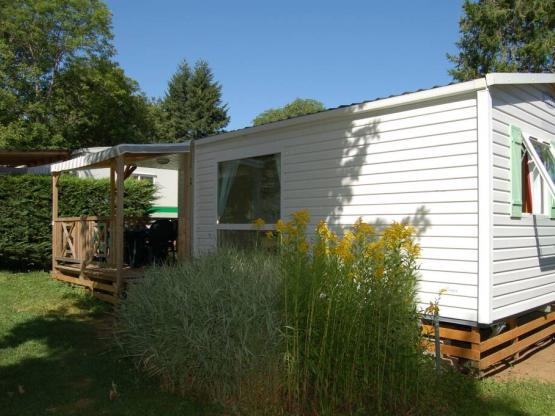 Mobil-home Loggia 27m² / 2 chambres - TV - Terrasse couverte