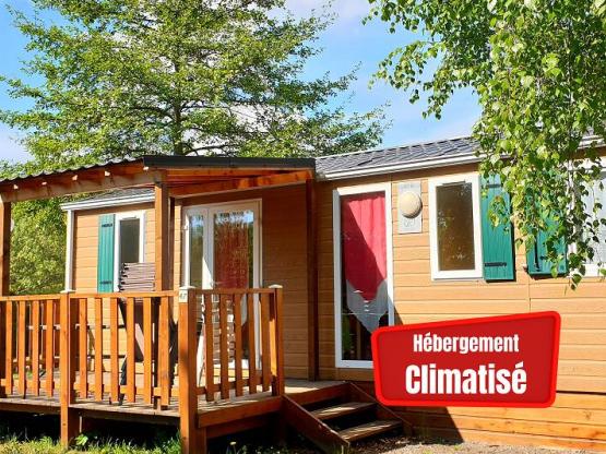 Chalet Mobile Nirvanna -33m² + Terrasse semi-couverte de 15m²