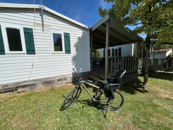 Mobil-home EQUILIBRE 1 chambre + TV + terrasse couverte + 1connexion wifi