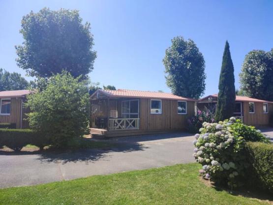 Chalet Morea Standard 25m² (2 chambres) + TV + Terrasse Couverte