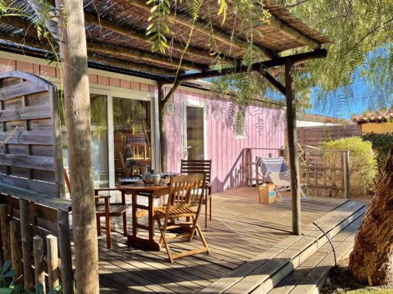 Paillotte BORA BORA Climatisée 39m² - 3 chambres - Terrasse 18m²