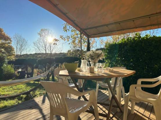 Lodge Insolite Nature Canada 2 chambres sans sanitaires - 25 m2 + 15 m² terrasse couverte