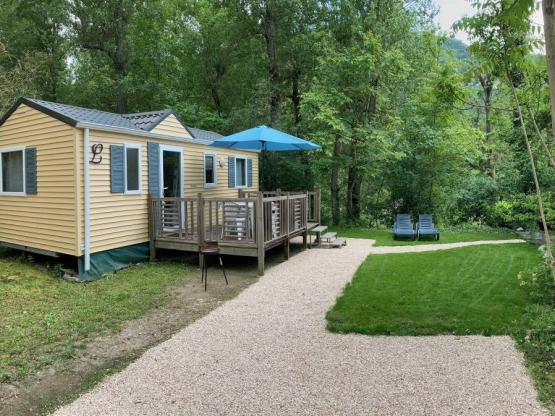 Mobilhome Oakley (intérieur 26.5 m² - 2 chbres)