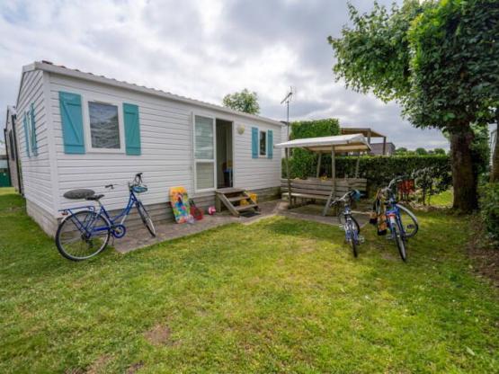 Stacaravan DOMINO 2 slaapkamers 25m² geen tv