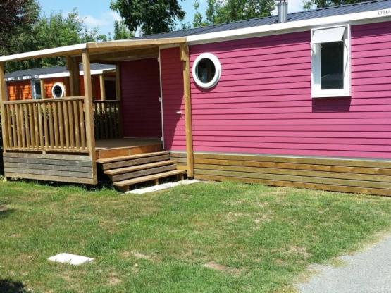 Mobilhome  EVASION 2 chambres 27.5m², 5 pers., terrasse couverte. climatisation.