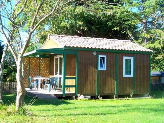 Chalet Figuier Standaard 20m² - 2 slaapkamers + Overdekt terras 10m²