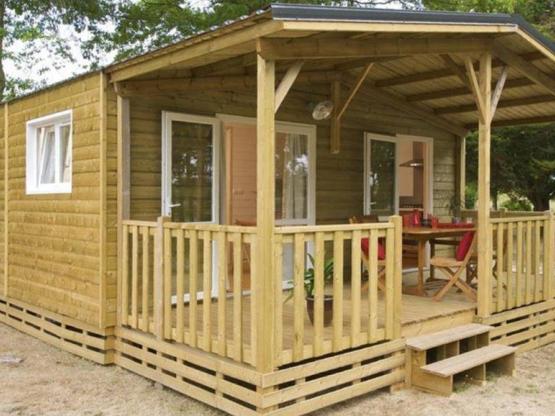 Premium Chalet 42m² 4/6 p. (2 chambres) + terrasse couverte