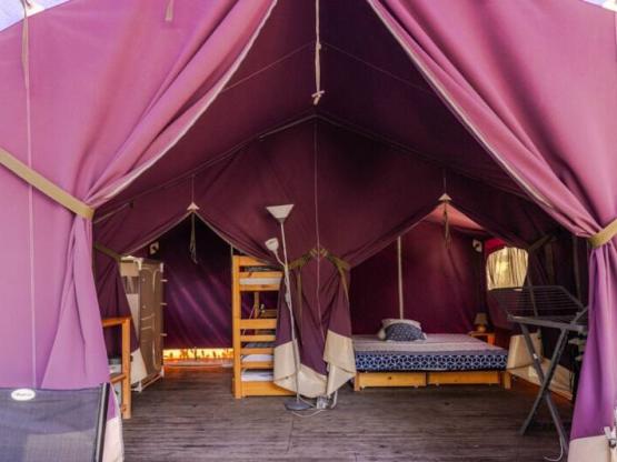 Tente Lodge - 2 chambres + terrasse couverte