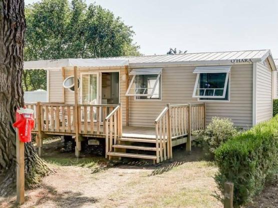 Mobilheim STANDARD 31 m² (3 Schlafzimmer) + Halbüberdachte Terrasse