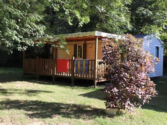 MOBIL HOME CANDOUR 29 m² 2/5 personnes +  Terrasse Couverte 21 m²