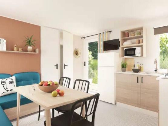 Mobilhome N°2 -  CLIMATISE - 3 chambres - Terrasse
