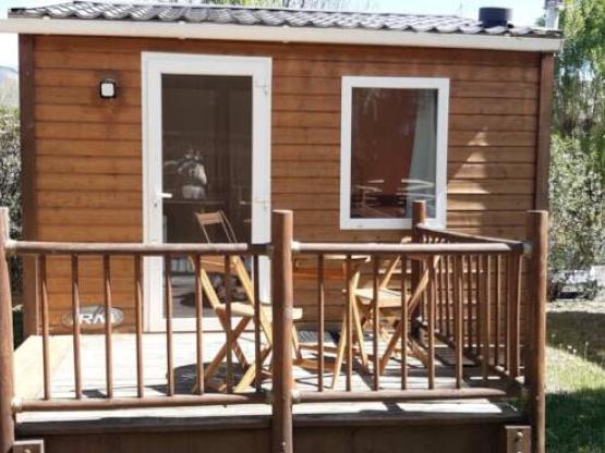Mobilheim 16m² / 1 Zimmer - terrasse
