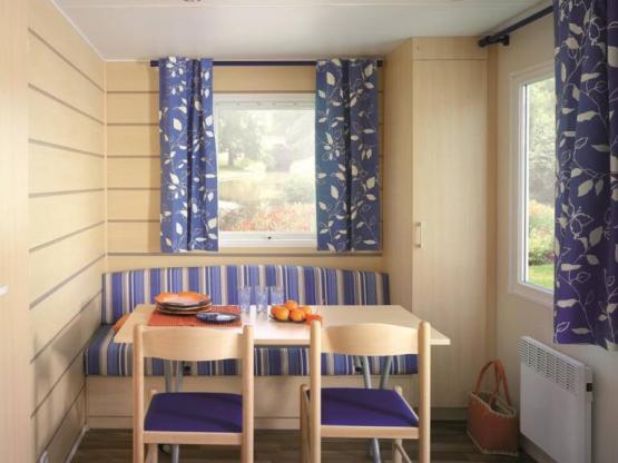 Mobil-home COSY 1 chambre (TV - terrasse 9m² - superficie 17m²)