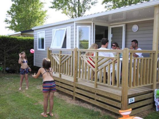 Mobile-home Classic 4P. avec TV - 2 chambres - 1 salle de bain