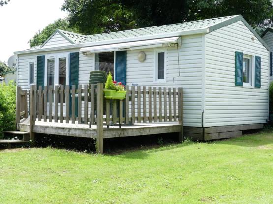 Mobil home FLORES 32m² / 2 chambres - terrasse semi-couverte