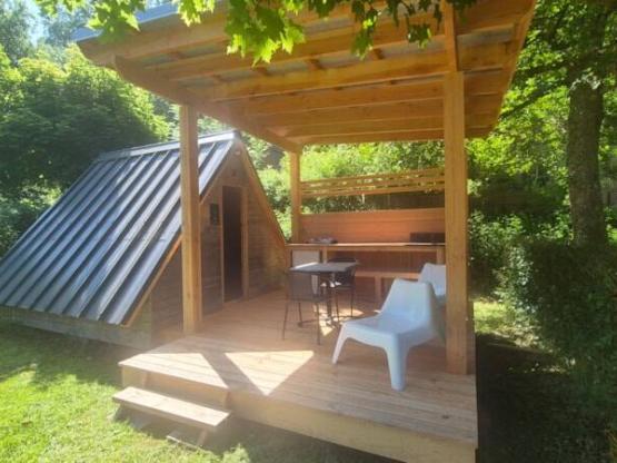 Cabane 9m² (1 chambre) Terrasse Couverte - sans sanitaires
