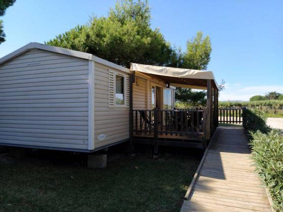 C - Mobilhome Hélios - PMR - 2 chambres 32m² avec terrasse couverte