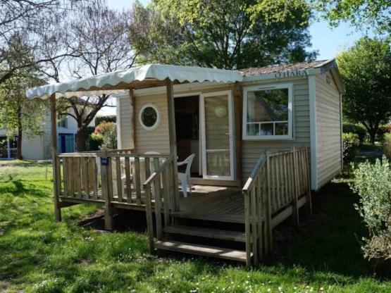 Mobilheim Standard 18m² 1 Zimmer + Halbüberdachte Terrasse