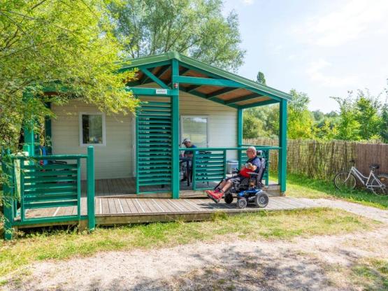 Chalet confort ORIGAN adapted to the people with reduced mobility 35 m² - 2 bedrooms