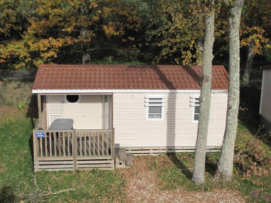 Mobilhome 27m² 2 chambres + terrasse couverte