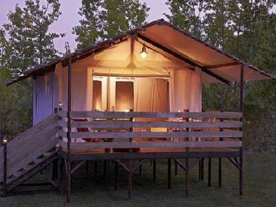 Cabane Lodge sur pilotis STANDARD 34m² (2 chambres) dont terrasse couverte 11m² - sans sanitaires