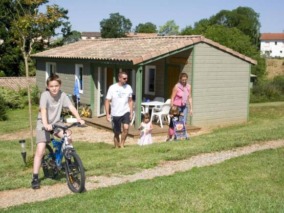Chalet style Bastida CONFORT 35m² - 2 chambres + terrasse couverte