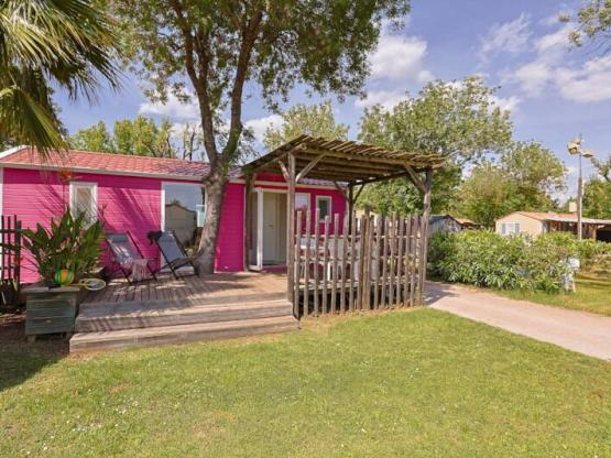 MOBIL-HOME COSY 4/6 CLIMATISE : 2 chambres