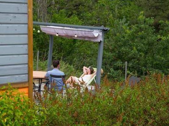 Roulotte du Velay 18m² + terrasse 15m²