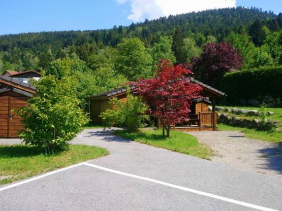 7.CHALET BOIS MONTAGNE ADAPTE POUR PERSONNE A MOBILITE REDUITE 35M² avec terrasse