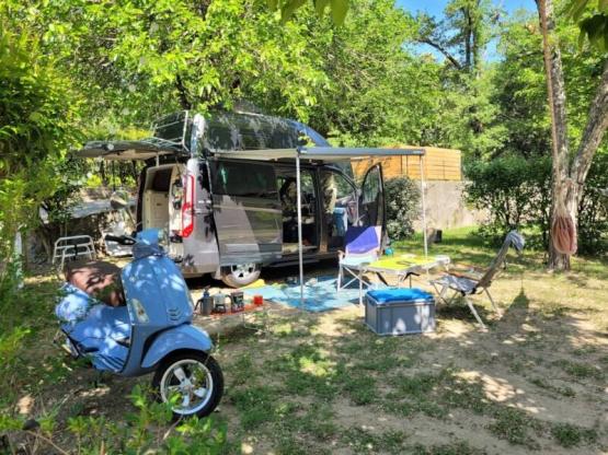 Stellplatz der Kategorie 1 mit Stromanschluss