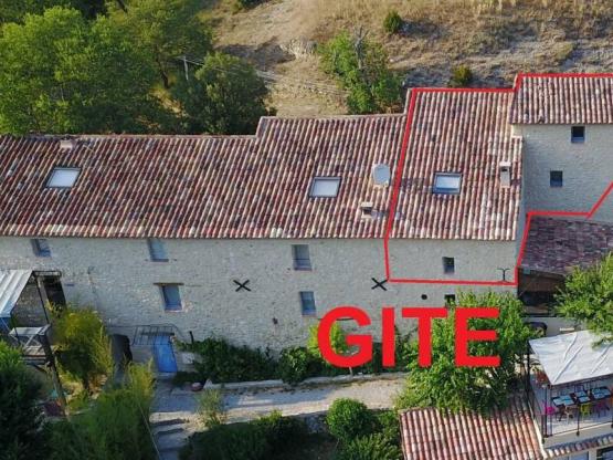 Gite - Vakantiehuis 55m² 2 slaapkamers + terras