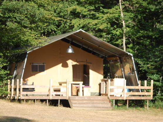 Tente Safari 65M² avec Toilette et Bain