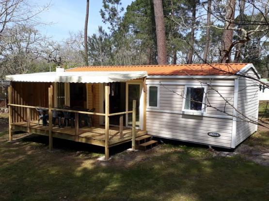 Mobil-home CONFORT 3 chambres 30m²   + terrasse couverte 18m²