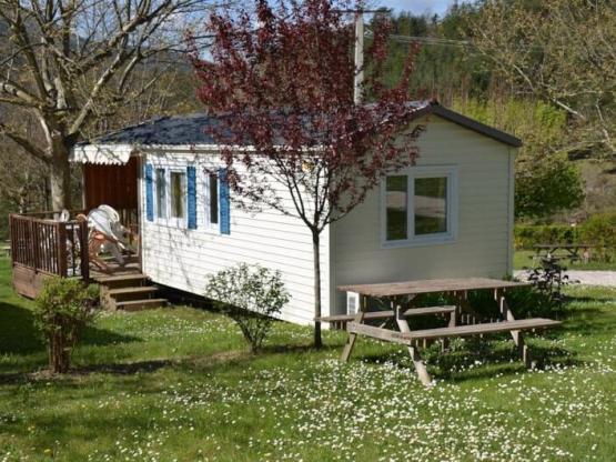 Mobilhome 24m² + terrasse