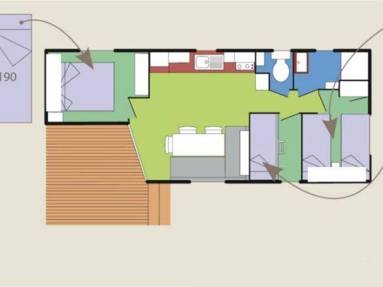 Cottage Anthémis - 3 Schlafzimmer