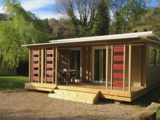 Hütte VEGA 32m² - 2 Schlafzimmer - mit Badezimmern - WIFI inklusive