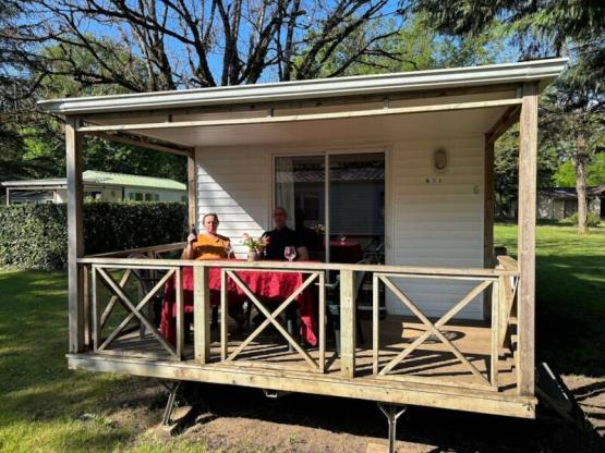 Mobil-Home Confort  SAFARI - 21 m² - 2 chambres + terrasse couverte