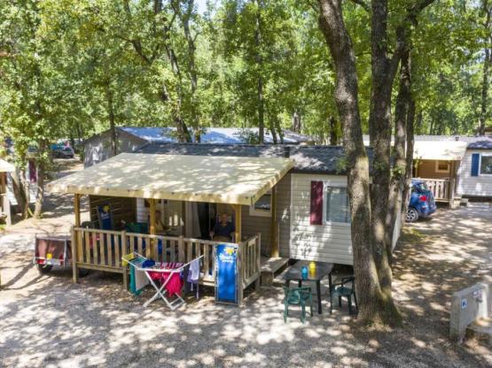 Mobil Home Provence - Evasion CONFORT 33m² - 3 Chambres +TV + Climatisation +Terrasse couverte 11m²