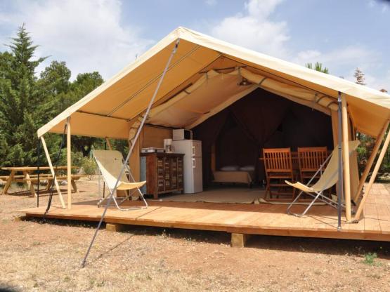 Tent LODGE 20m², 2 bedrooms (without toilet blocks)