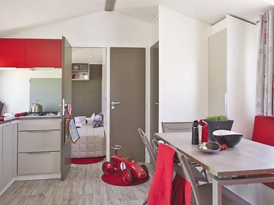 Chalet Mobile Bermude 30m² + Terrasse de 15m²