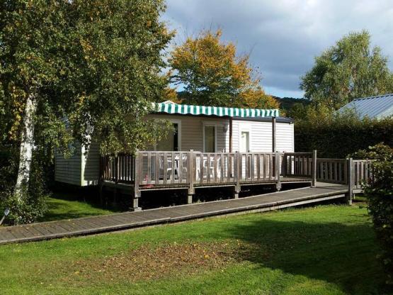 Mobil-homeConfort 31m²-2 ch-PMR (pers. à mobilité réduite)-terrasse couverte-Juill/août:dim/dimanche